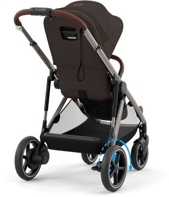Cybex e-GAZELLE S Sportsvogn, Taupe/Chocolate Brown