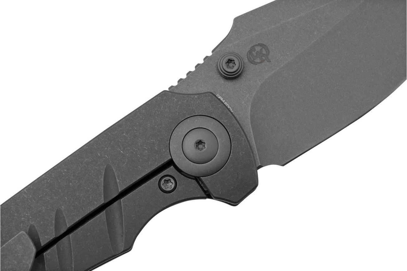 WE Knife Riff-Raff Grey Titanium, Stonewashed CPM 20CV WE22020B-3 zakmes, Matt Christensen design