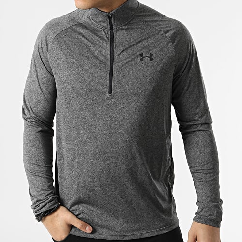 Tee Shirt Manches Longues Col Zippé Tech 2.0 1328495 Gris Chiné