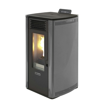 Qlima pelletkachel Fiorina 90 S-line grey