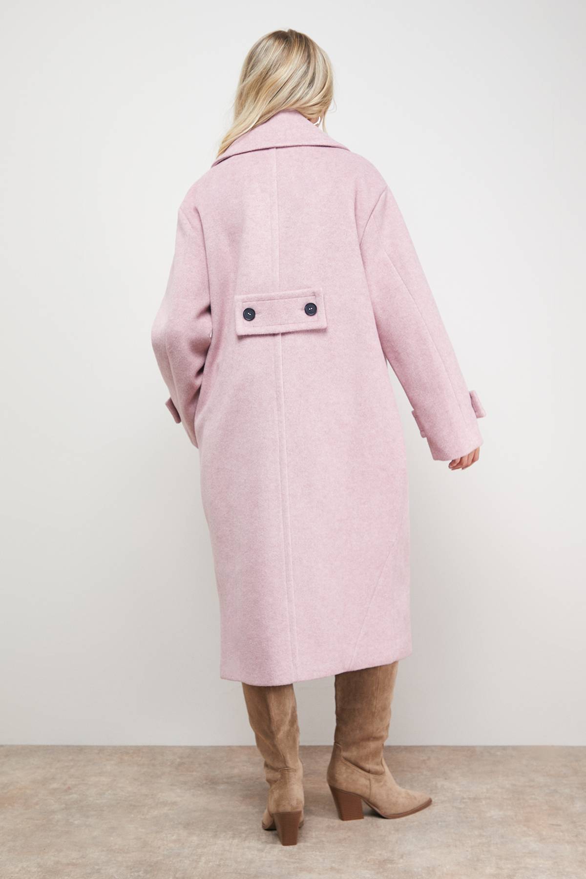 Oasis Manteau Caban Décontracté Brossé
