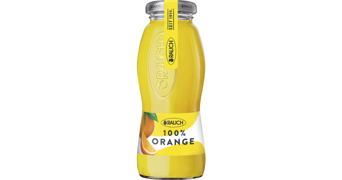 Rauch Orange mit Fruchtfleisch 100% (Einweg)