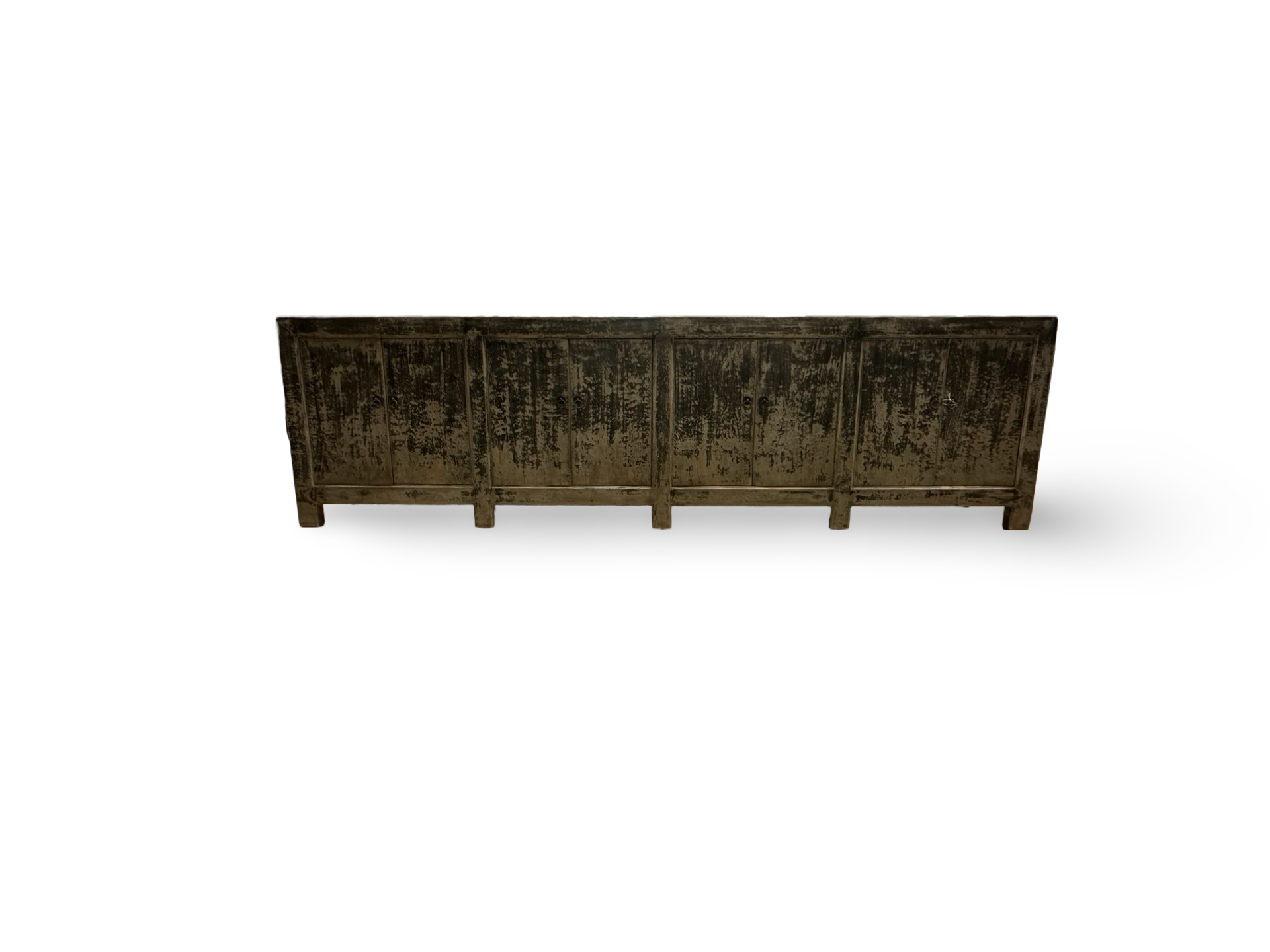 Dressoir uniek zwart 8 deurs Dressoir 8 deur zwart uniek