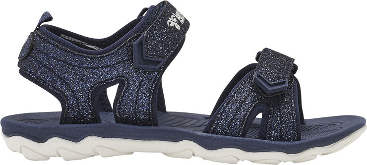 Hummel SANDAL SPORT GLITTER JR Blå