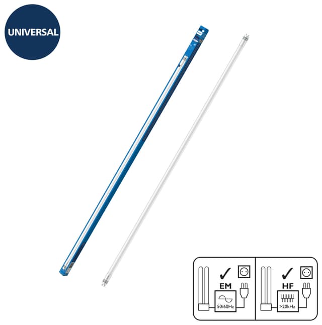 Philips T8 UN LED-lys 18W G13 (kølig hvid)