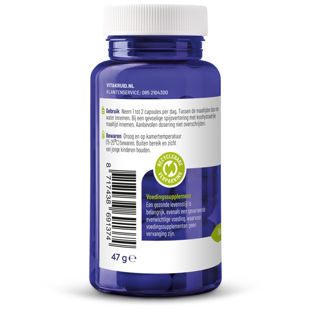 2x Vitakruid Nac 600 mg N-Acetyl-L-Cysteïne60 vegacapsules