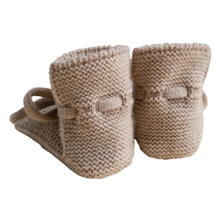 Hvid Chaussons Laine Mérinos | Beige