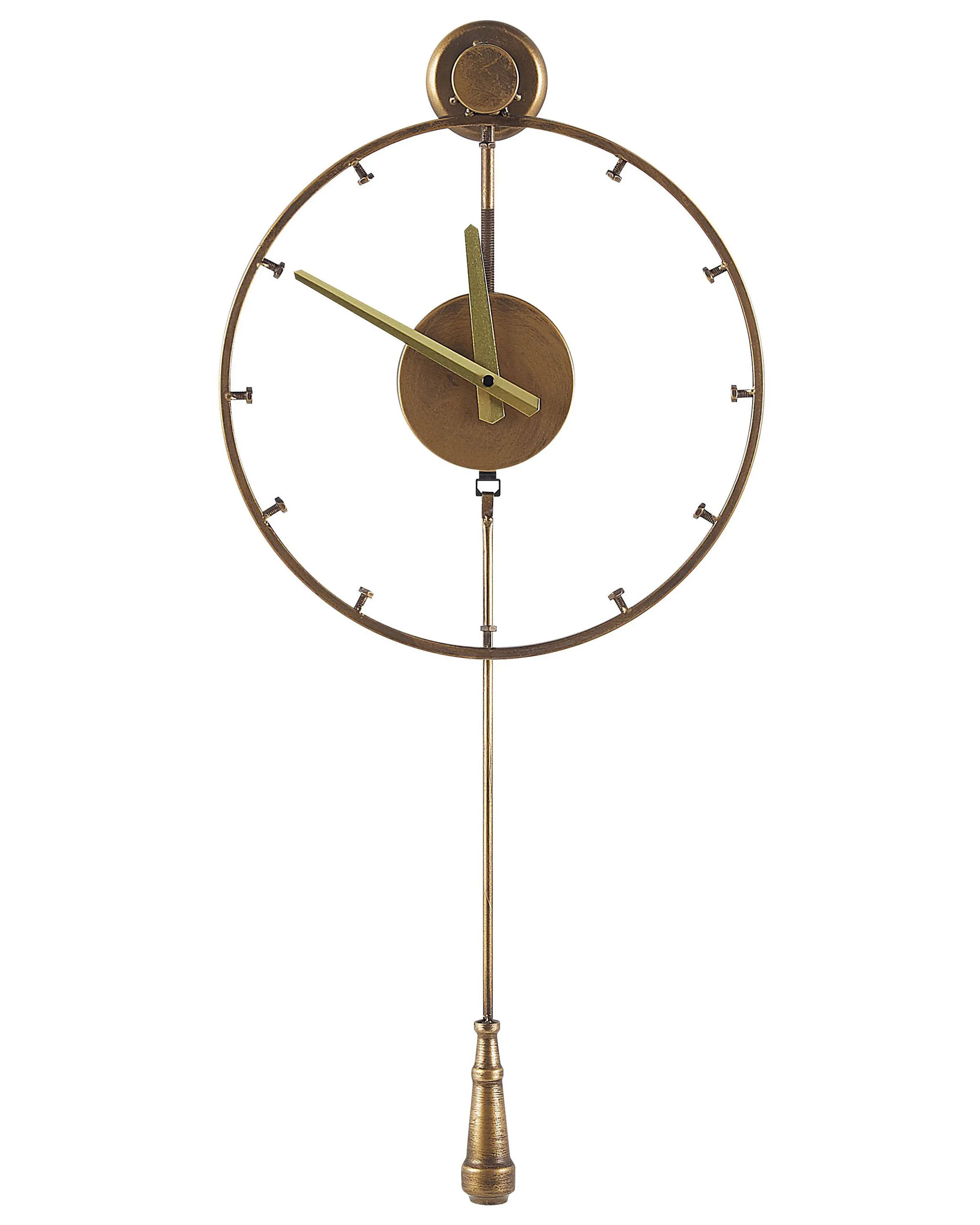 Wandklok EMMEN 31 cm Metaal Goud