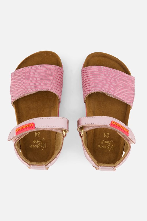 Vingino Floor Sandalen roze Leer