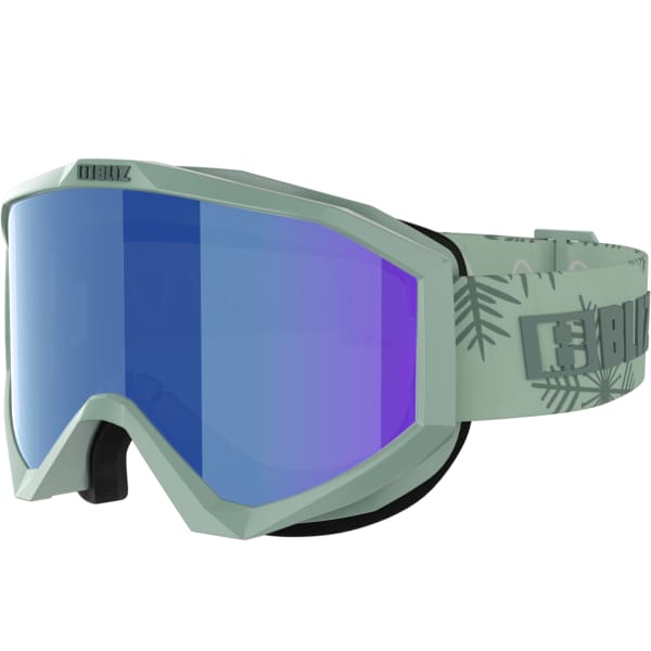 Masque de ski BLIZ LINER JR MATT GREEN W DARK GREEN LOGO/BROWN BLUE