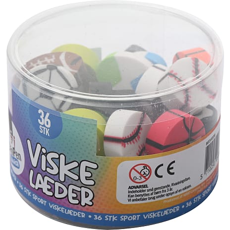 Danpen junior viskelæder 36-pak