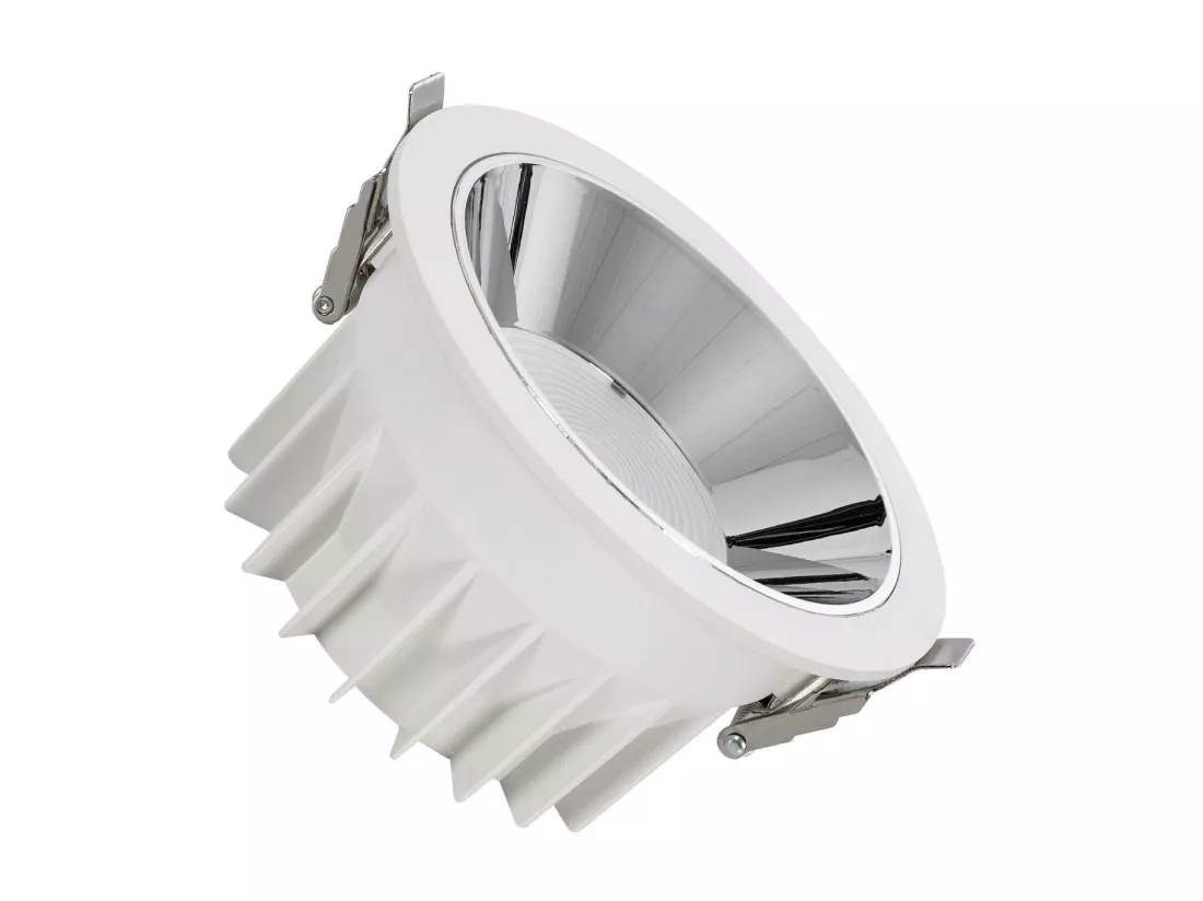 Downlight LED 30W Rond Premium CRI90 LIFUD Coupe Ø 145 mm 2700K Blanc chaud