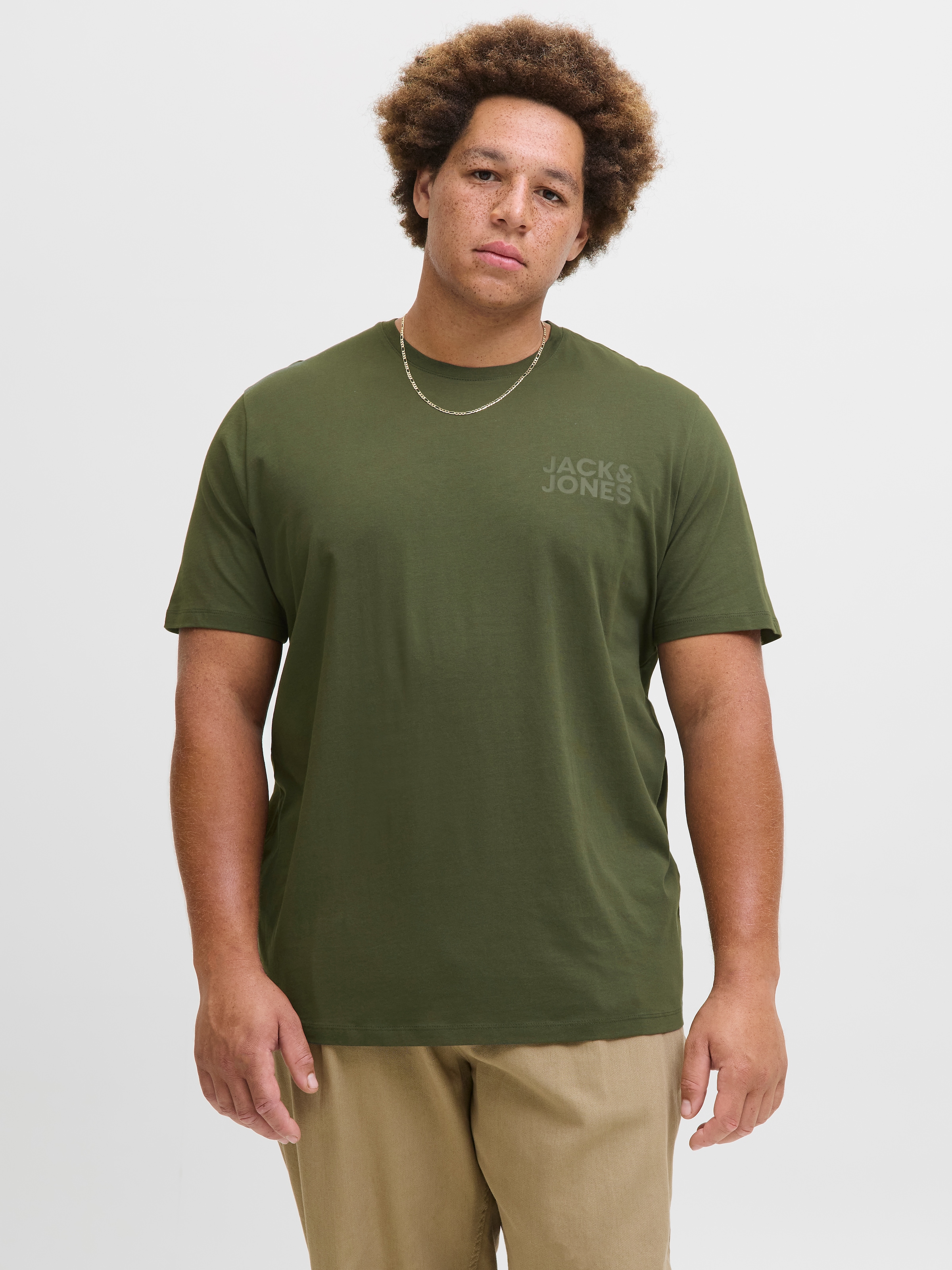 Jack & Jones PlusSize T-Shirt »JJECORP LOGO TEE SS O-NECK NOOS PLS«, mit Logo Print