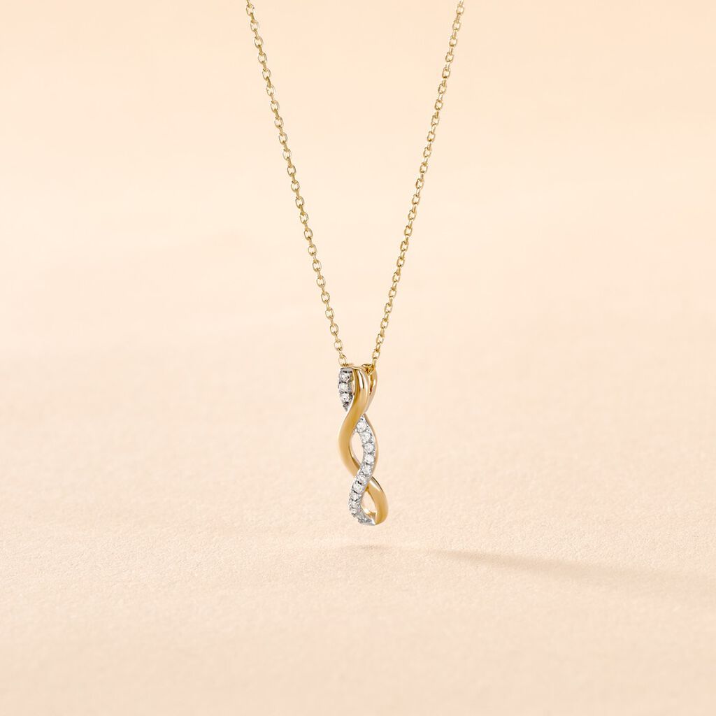 Collier Marina Ea Or Jaune Diamant