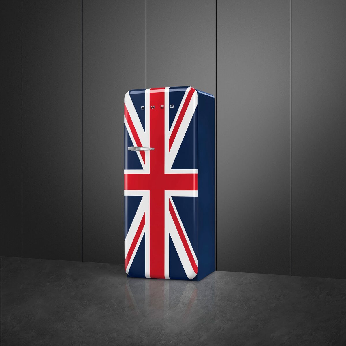 Smeg FAB28RDUJ6 Kjøleskap med Fryser 153cm Høyrehengt Union Jack