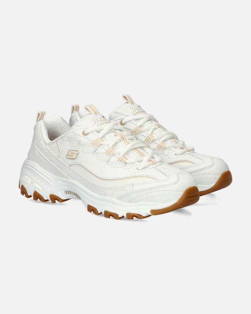 Skechers D'Lites - Good Neutral Lage sneakers  - wit