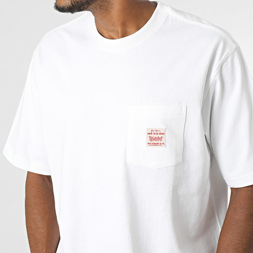 Tee Shirt Poche A5850 Blanc