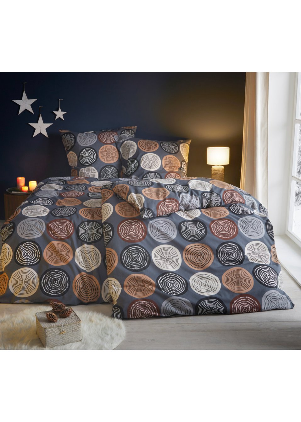Parure de lit motif cercle