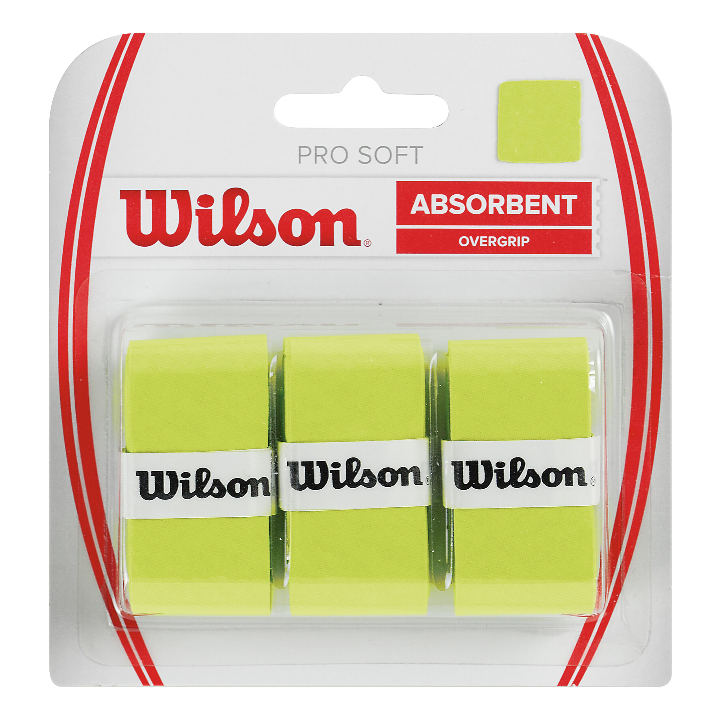 Wilson Soft Overgrip Pack De 3 - Vert