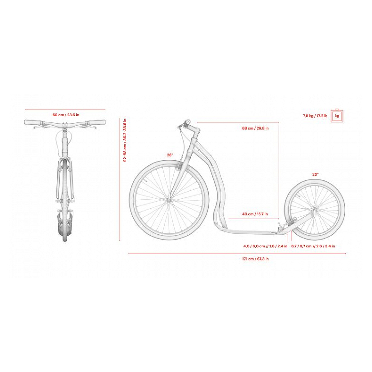 Trottinette trexx vert
