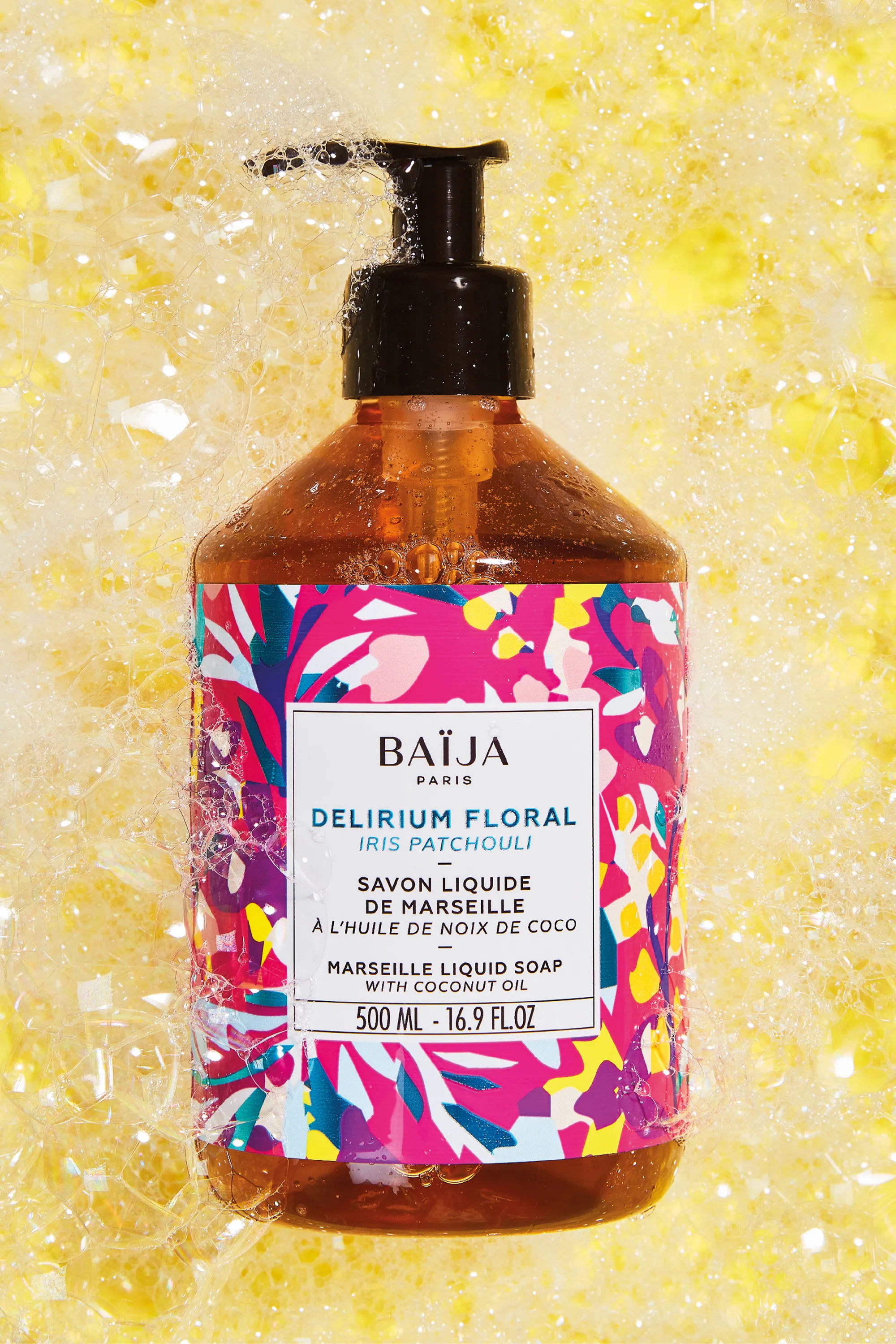 Baïja Savon liquide de Marseille Delirium Floral-500 ml