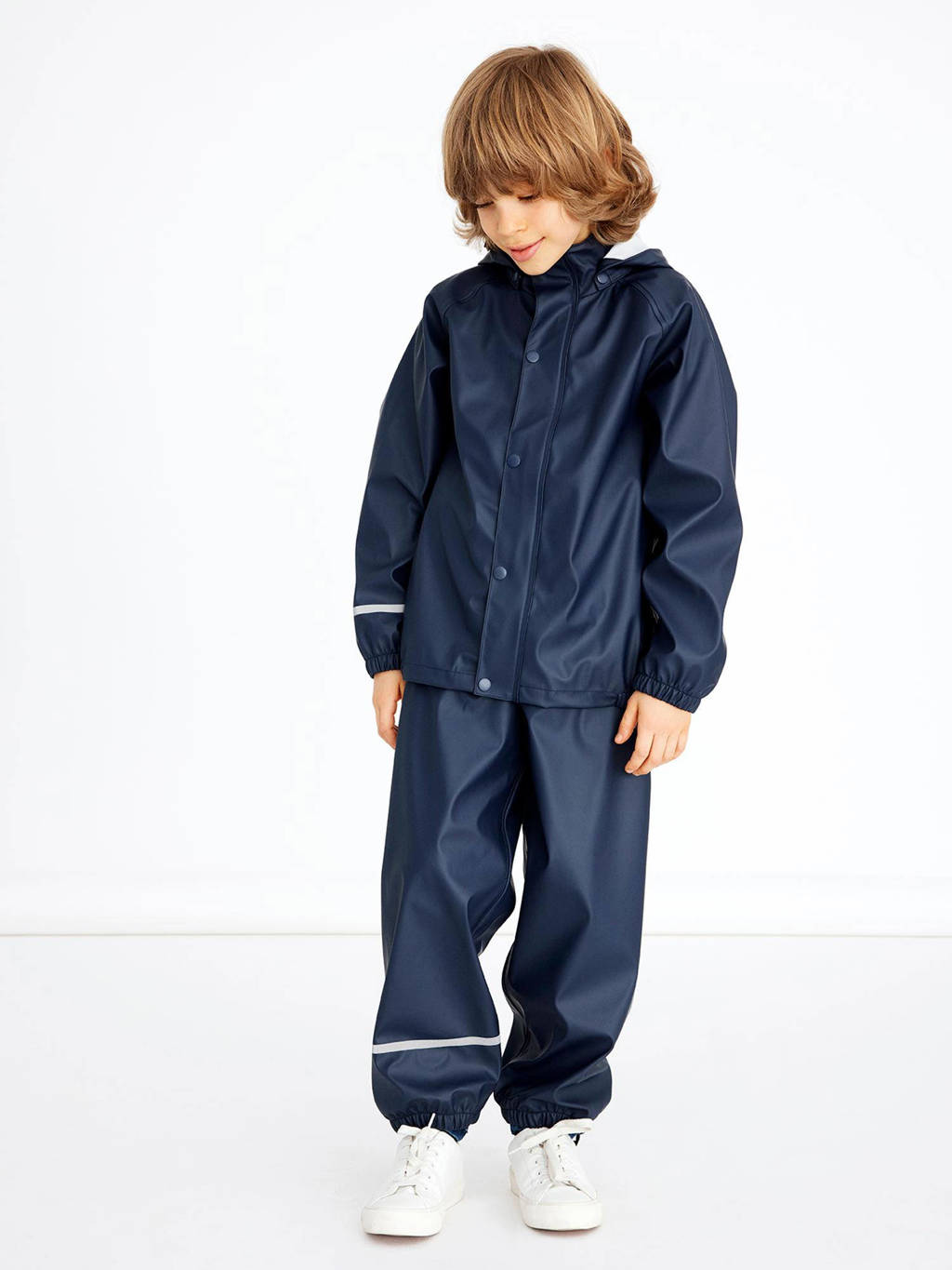 NAME IT kids regenpak Donkerblauw