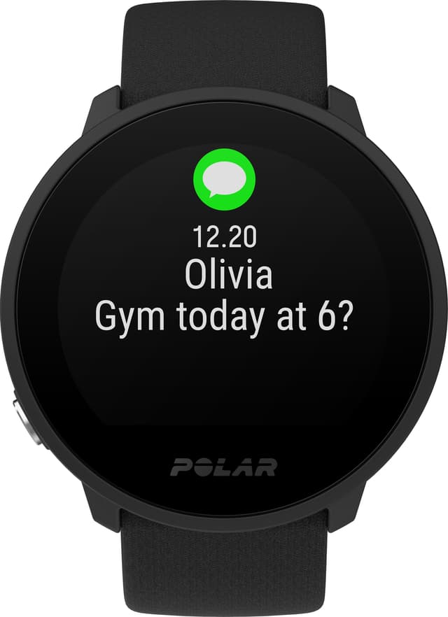 Polar Unite sportsur S/L (sort)
