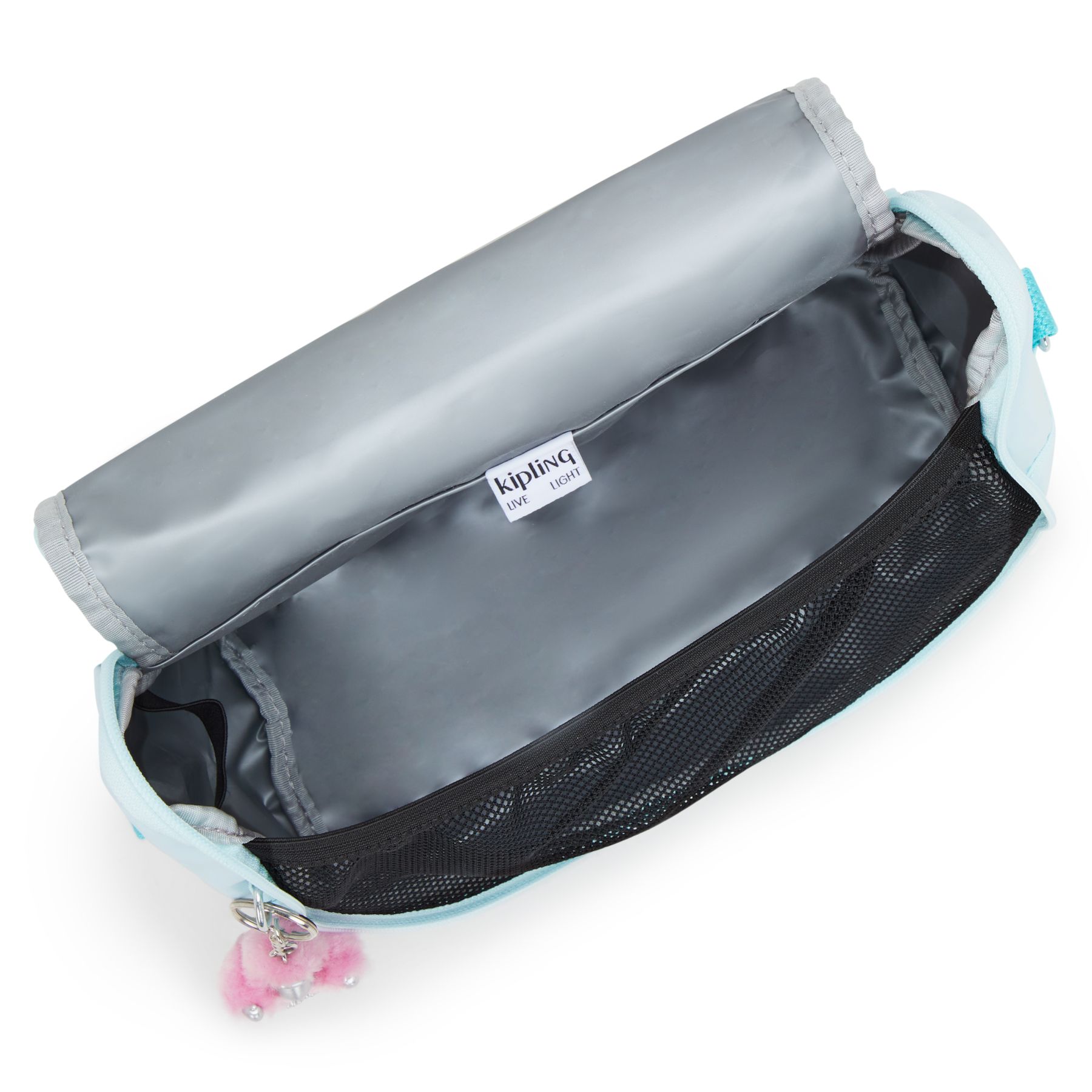 NEW KICHIROU Grand Sac Repas Isotherme avec Manchon pour Valise - Blue Sky Metallic