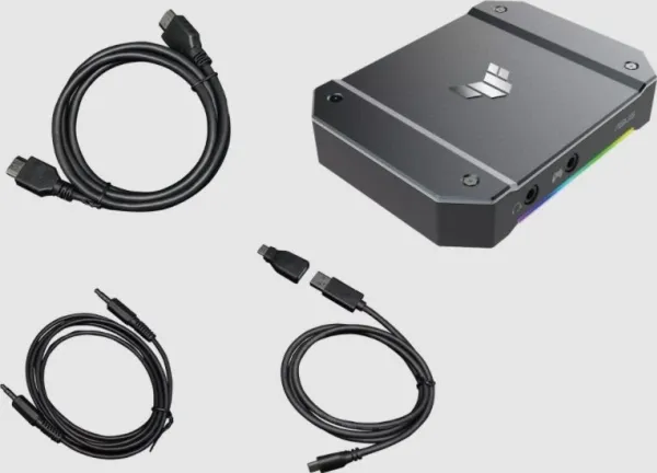 ASUS TUF GAMING CAPTURE BOX-CU4K30 - Videooptagelsesadapter - USB-C 3.2 Gen 1