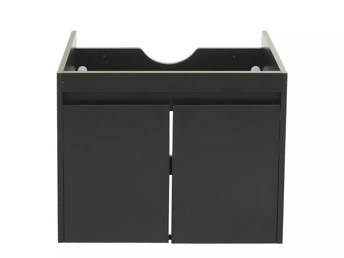 Meuble sous-lavabo MCW-L86, noir