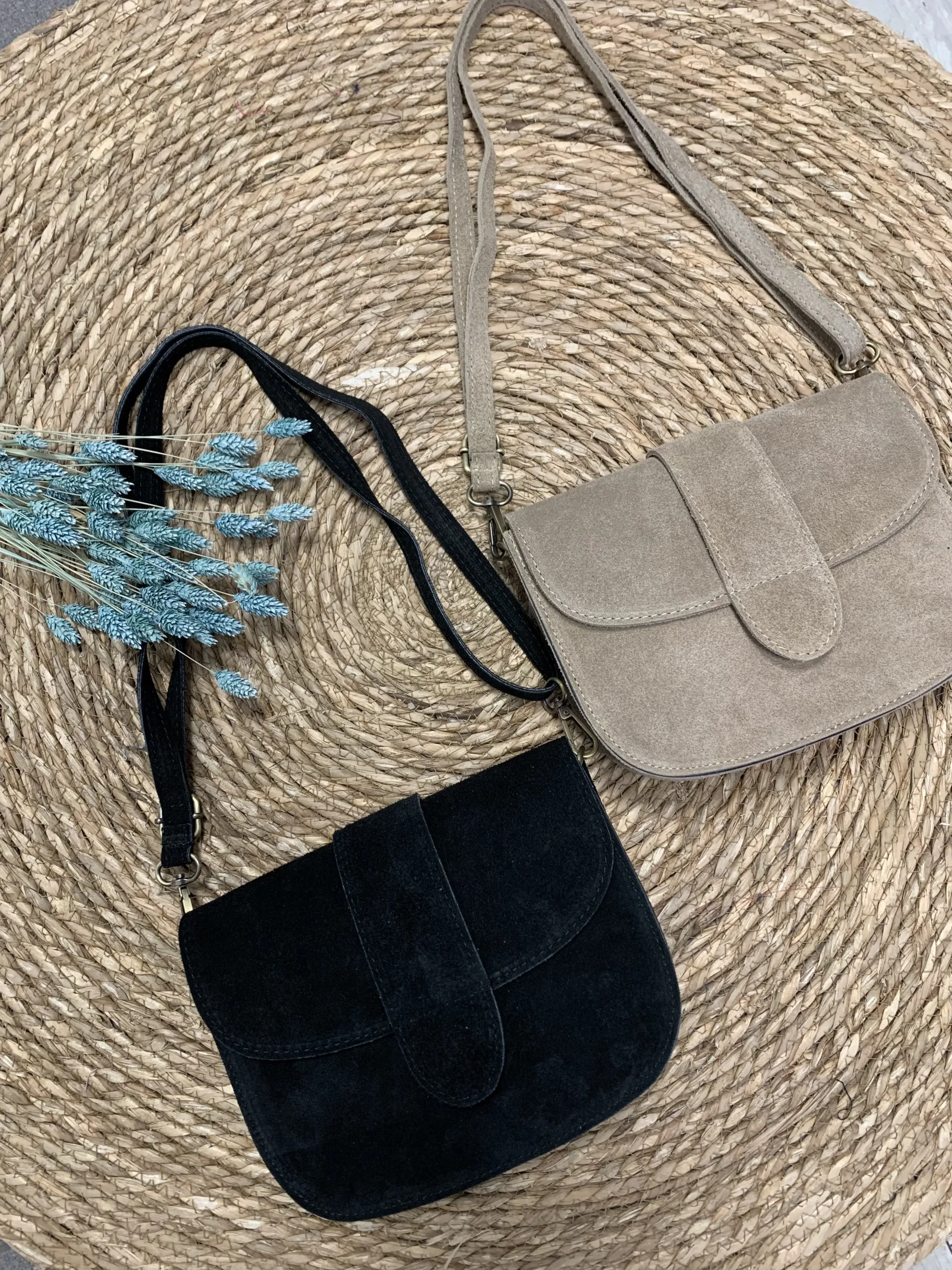 Maan Bag - Suede Zand