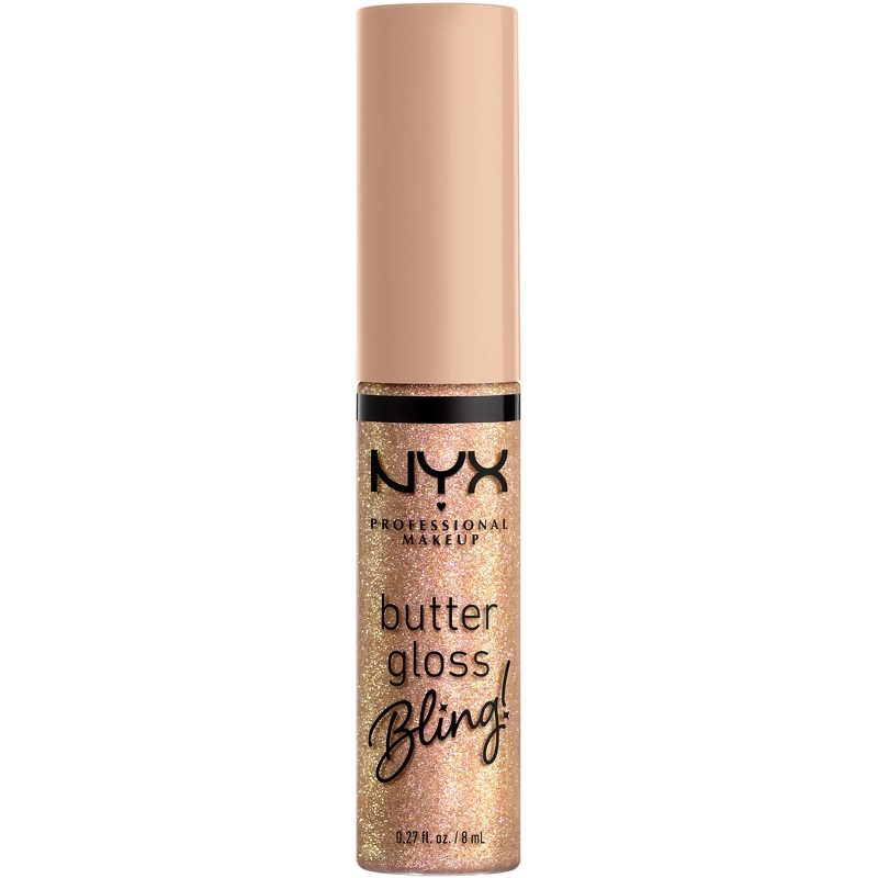 NYX Prof. Makeup Butter Gloss Bling 8 ml - 01 Bring The Bling