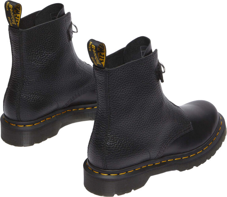 Dr. Martens 1460 Pascal Frnt Zip Black Wanama Milled Nappa Black