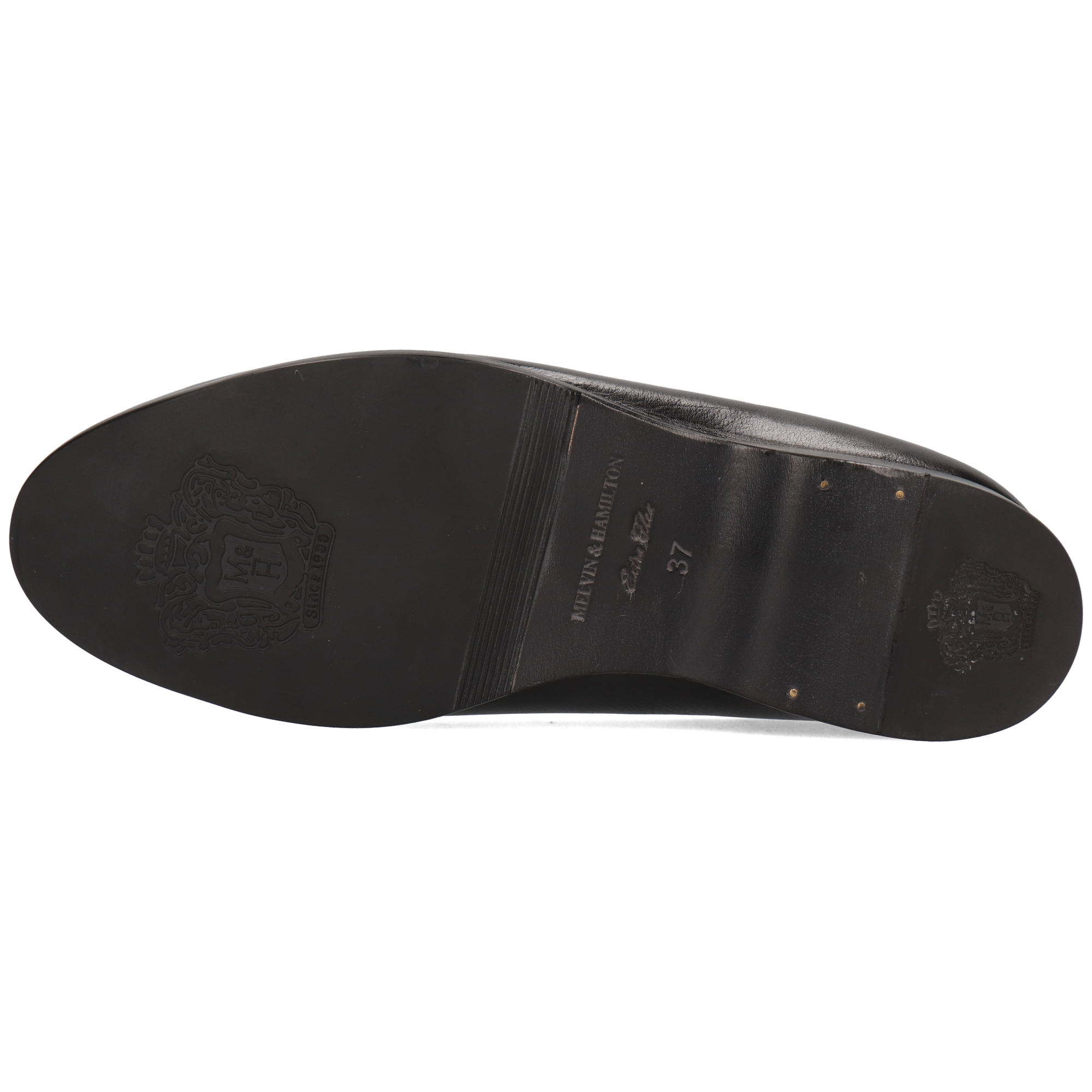 GIANNA 6 - Mocassins à talon plat | Noir