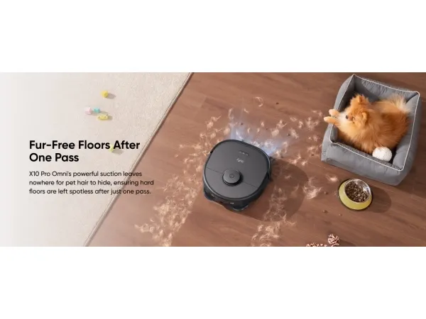 Eufy X10 Pro Omni, Sort, Rund, 2,5 L, 3 L, 113,5 mm, 327 mm