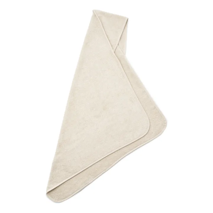 Liewood Cape de bain en coton bio Batu | Beige