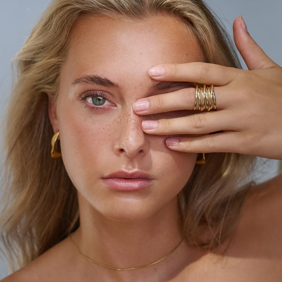 Timi Of Sweden Kate Layered Statement Ring