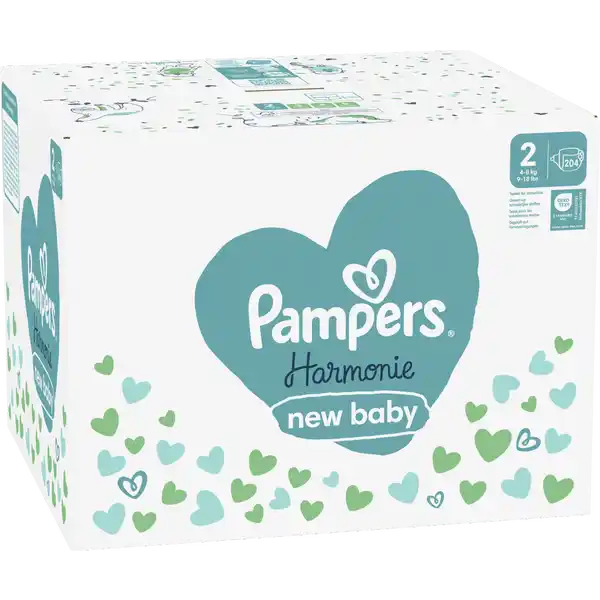 Harmonie Windeln Gr. 2 (4-8 kg) Monatsbox