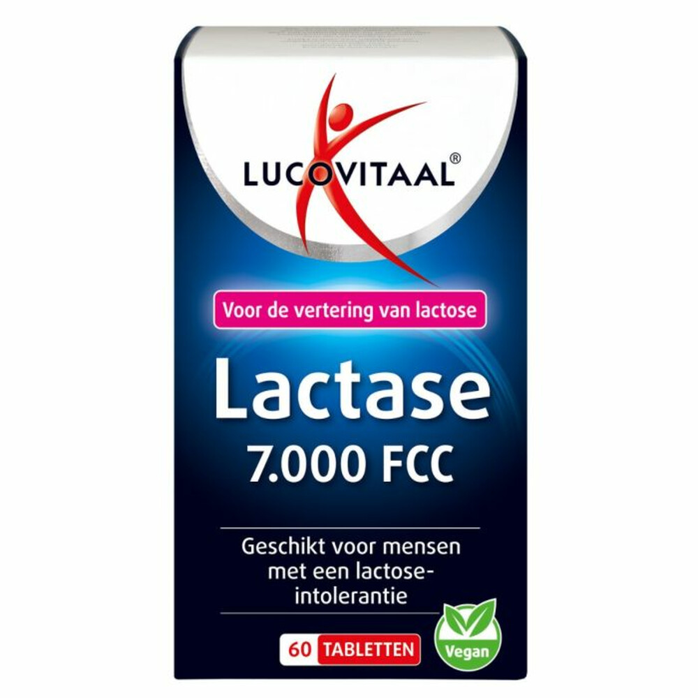 Lucovitaal Lactase 7000 FCC 60 tabletten