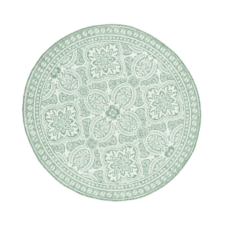 Rond buitenkleed - Summer Oriental Groen | Zomers!