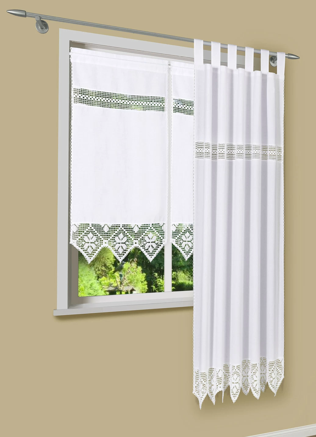 Hochwertige und blickdichte Fensterdekoration