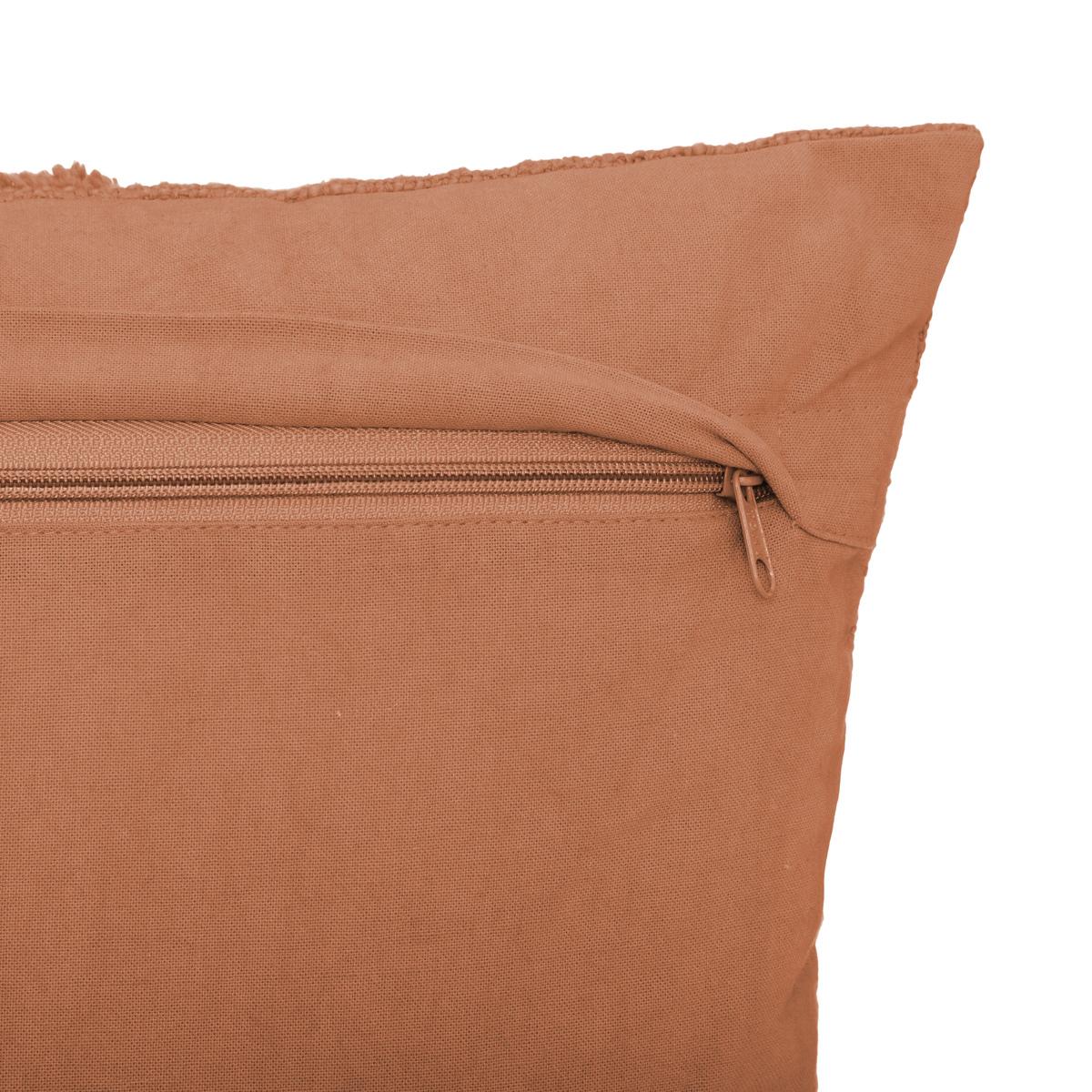 COUSSIN TUFTE INCA TERRACOTTA 40X40CM