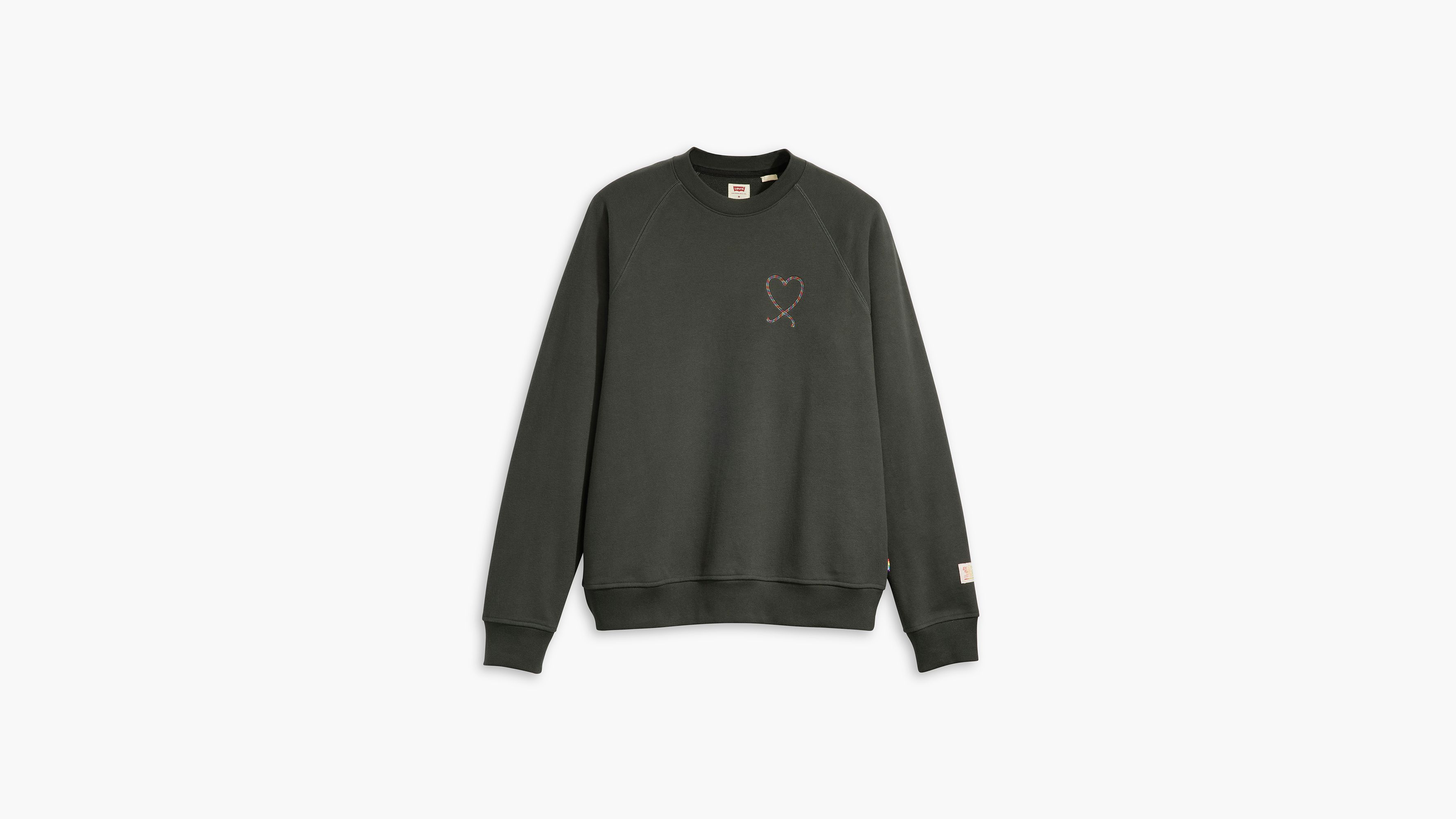 Levi's® Pride Sweat-shirt col rond manches raglan Relaxed - Pride Pirate Black - Noir