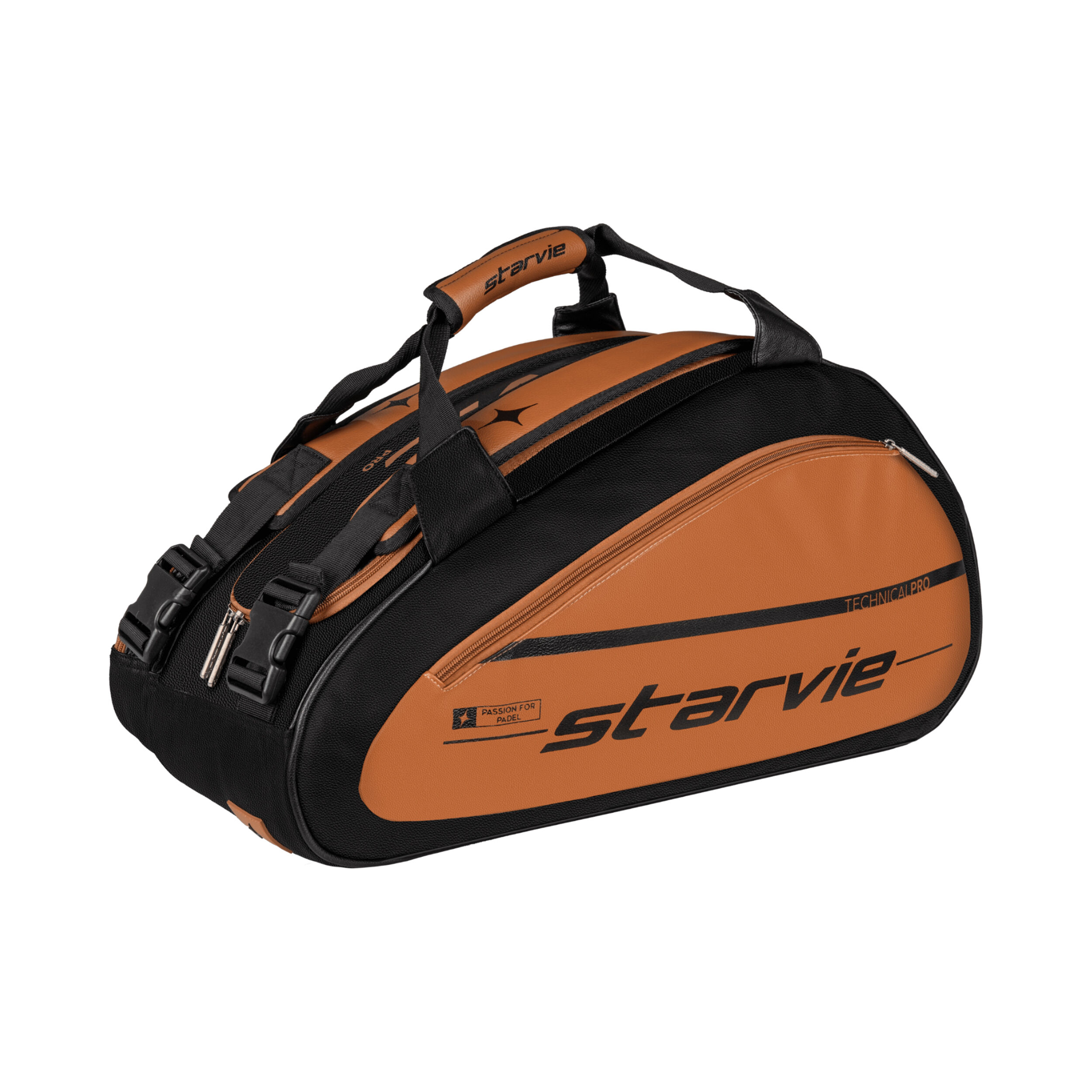 Starvie Premium Luxury Kenta Sac De Padel - Noir , Le Caramel
