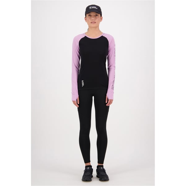 T-shirt thermique MONS ROYALE MONS ROYAL WMNS BELLA TECH LS ORCHID / BLACK
