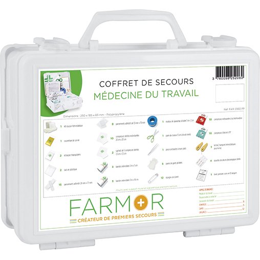 Coffret de secours Médecine du travail