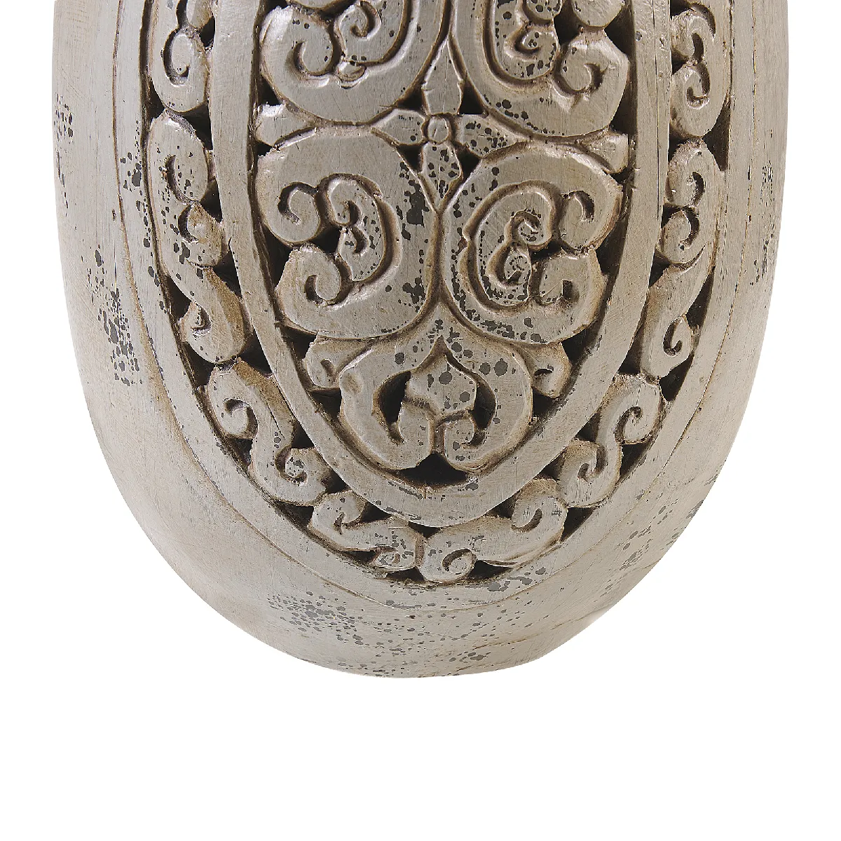 Beliani Vase Handmade - 51 cm Gris
