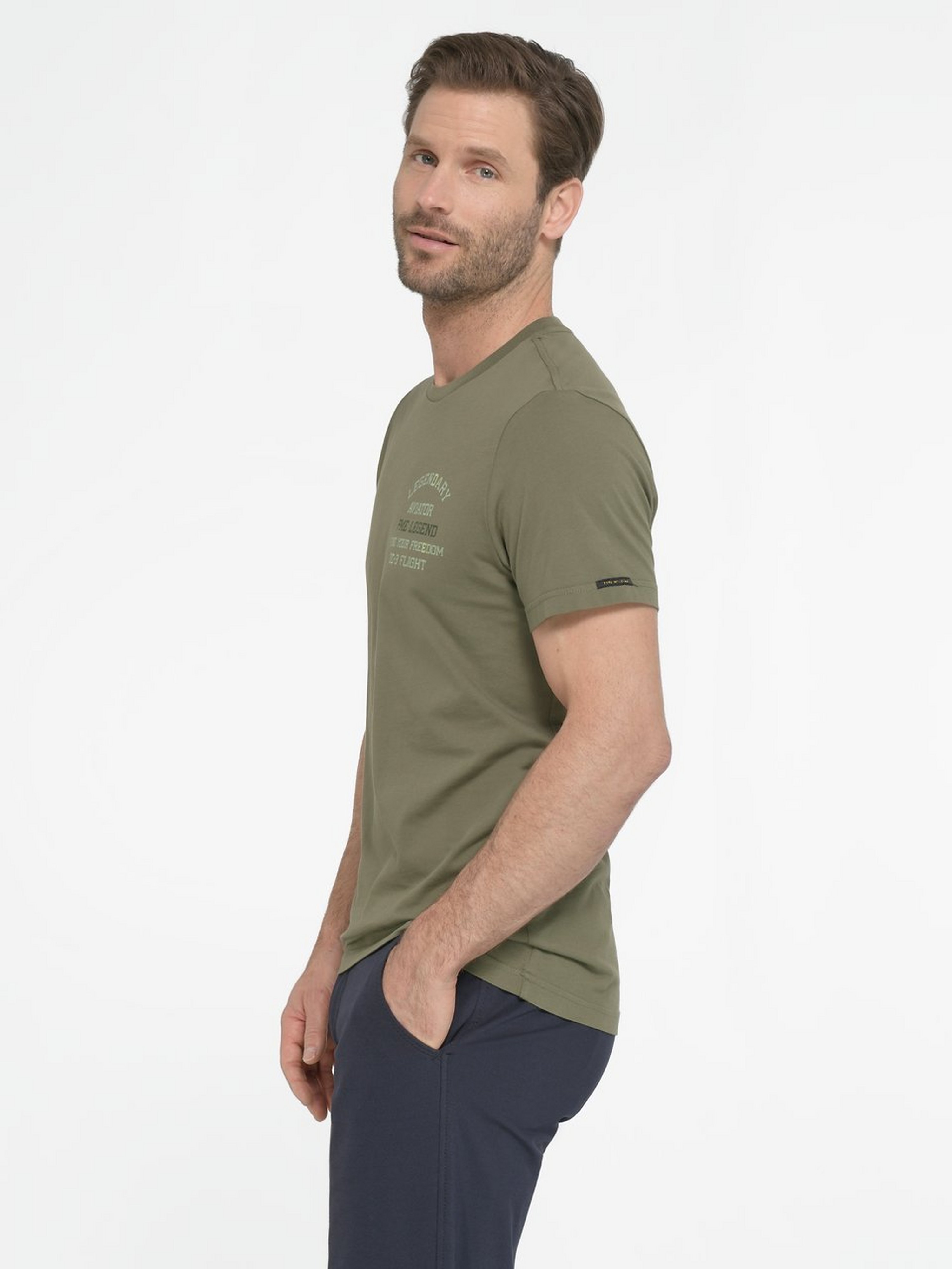 Rundhals-Shirt