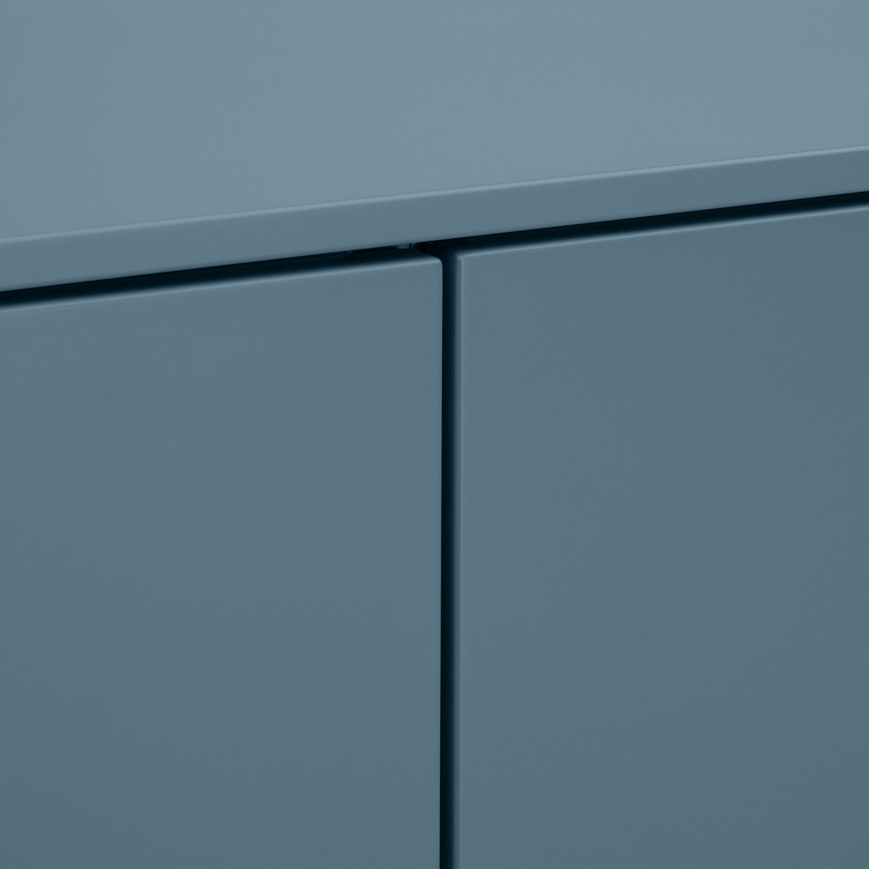 TILL Sideboard - Dunkelblau / B: 168.0 cm x T: 41.0 cm x H: 88.8 cm