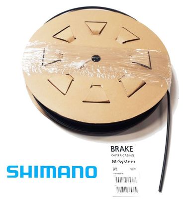 GAINE FREIN VELO TUBEE NOIRE Ø 5mm (Boite de 40m) SHIMANO M-System Y8090001B.